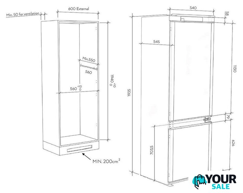 Холодильник Kernau KBR 19534 NF - Изображение №11 — Интернет-магазин Your Sale