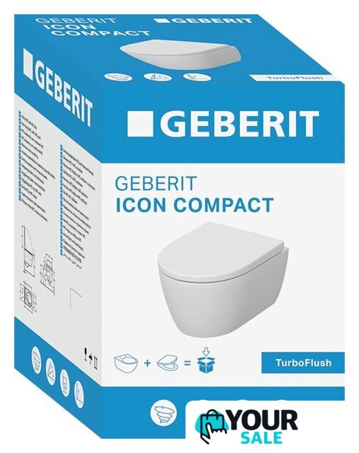 Унитаз подвесной Geberit Icon 503.048.00.8 - Изображение №2 — Интернет-магазин Your Sale