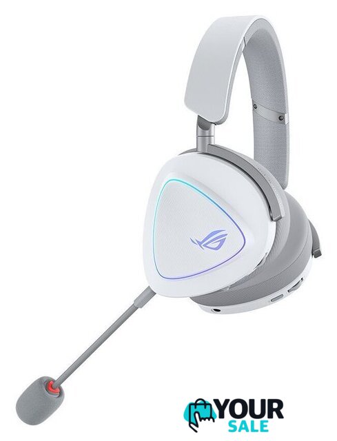 Наушники ASUS ROG Delta II Moonlight White - Изображение №3 — Интернет-магазин Your Sale