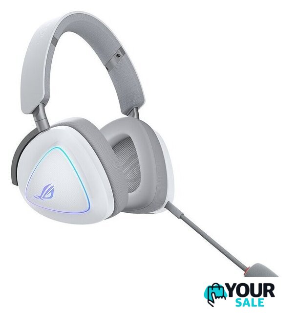 Наушники ASUS ROG Delta II Moonlight White - Изображение №2 — Интернет-магазин Your Sale