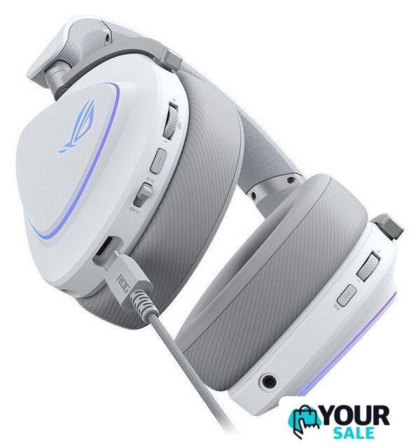 Наушники ASUS ROG Delta II Moonlight White - Изображение №4 — Интернет-магазин Your Sale