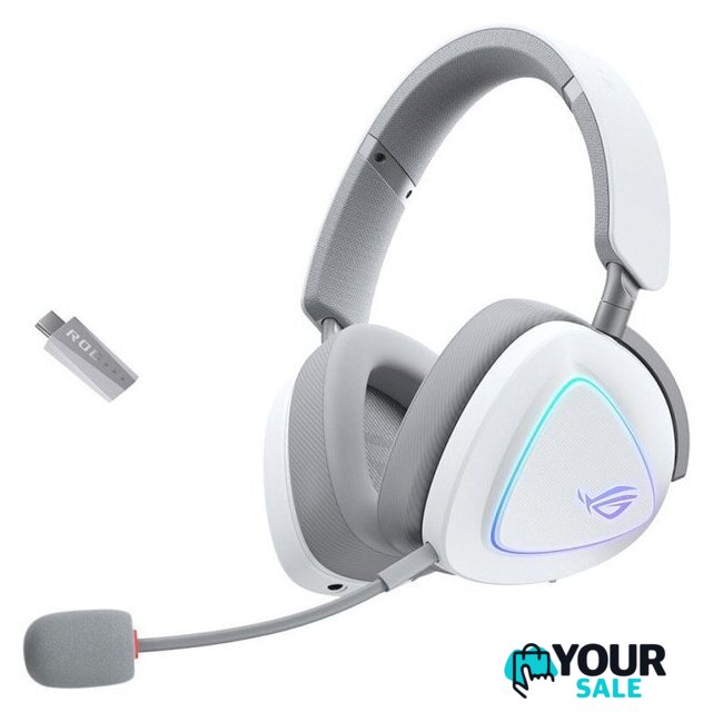Наушники ASUS ROG Delta II Moonlight White - Изображение №1 — Интернет-магазин Your Sale