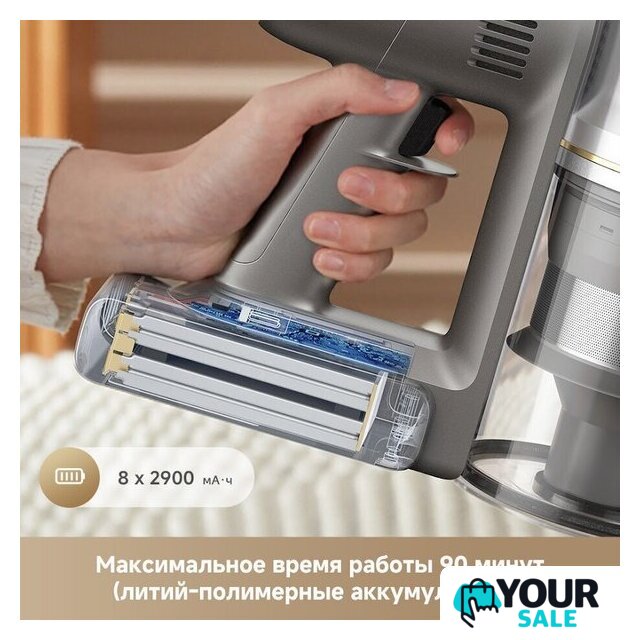 Пылесос Dreame Cordless Vacuum Cleaner R20 Essential VZV30A (евровилка, серый) - Изображение №12 — Интернет-магазин Your Sale