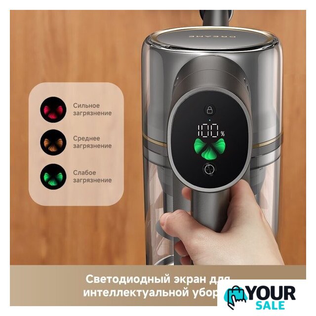 Пылесос Dreame Cordless Vacuum Cleaner R20 Essential VZV30A (евровилка, серый) - Изображение №14 — Интернет-магазин Your Sale