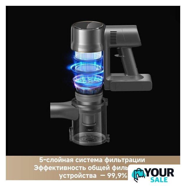 Пылесос Dreame Cordless Vacuum Cleaner R20 Essential VZV30A (евровилка, серый) - Изображение №10 — Интернет-магазин Your Sale