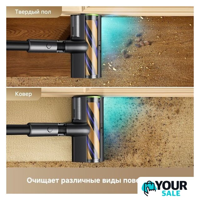 Пылесос Dreame Cordless Vacuum Cleaner R20 Essential VZV30A (евровилка, серый) - Изображение №8 — Интернет-магазин Your Sale