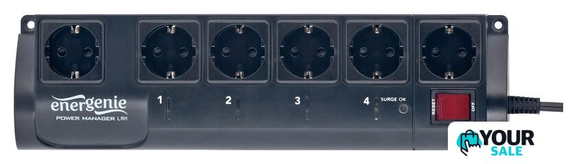 Сетевой фильтр EnerGenie EG-PMS2-LAN - Изображение №1 — Интернет-магазин Your Sale