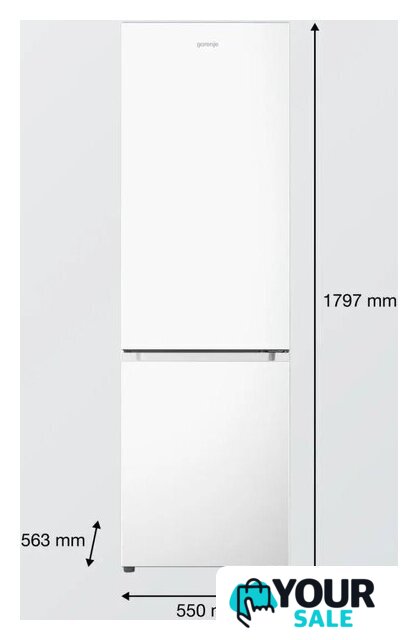 Холодильник Gorenje NRK418EEW4 - Изображение №5 — Интернет-магазин Your Sale