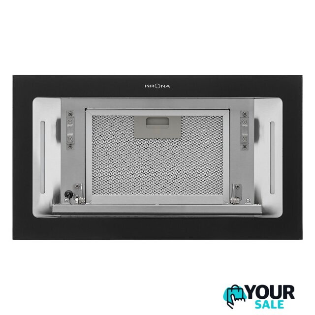 Кухонная вытяжка Krona Selina 600 Glass Black S (черный) - Изображение №2 — Интернет-магазин Your Sale