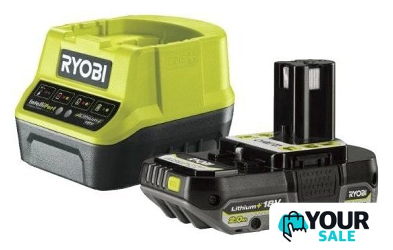 Аккумулятор с зарядным устройством Ryobi RC18120-120C 5133005090 (18В/2.0 Ah + 18В) - Изображение №1 — Интернет-магазин Your Sale