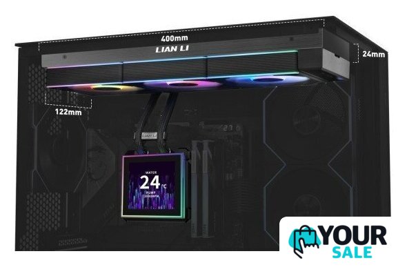 Система жидкостного охлаждения для процессора Lian Li HydroShift II LCD-S 360CL G89.GHS2LCDS36CB.R0 - Изображение №6 — Интернет-магазин Your Sale