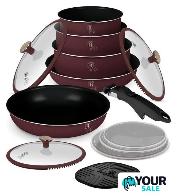 Набор кастрюль Berlinger Haus Leonardo Nordic Collection BH-8418 - Изображение №1 — Интернет-магазин Your Sale