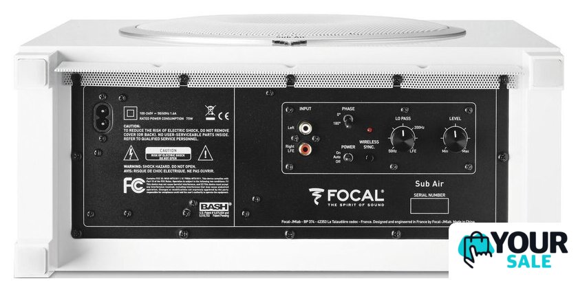 Беспроводной сабвуфер Focal Sub Air (белый) - Изображение №4 — Интернет-магазин Your Sale