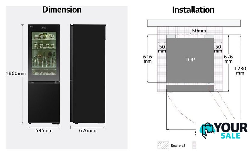 Холодильник LG DoorCooling+ InstaView GBG7190CEV - Изображение №15 — Интернет-магазин Your Sale