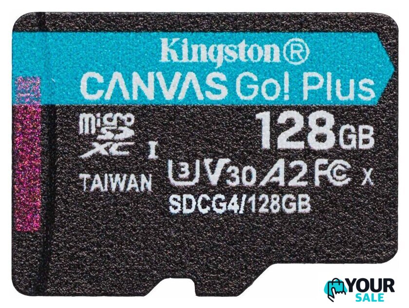 Карта памяти Kingston Canvas Go! Plus microSDXC 128GB SDCG4/128GBSP - Изображение №1 — Интернет-магазин Your Sale