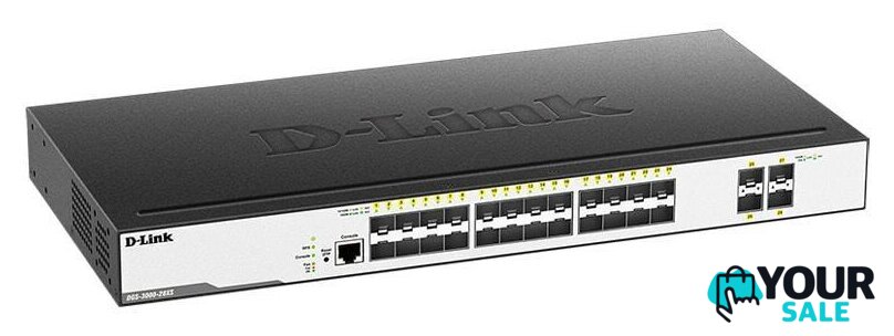 Управляемый коммутатор 2-го уровня D-Link DGS-3000-28XS/B1A - Изображение №2 — Интернет-магазин Your Sale