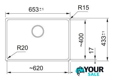 Кухонная мойка Franke Maris MRG 110-62 125.0737.994 (серый сланец) - Изображение №3 — Интернет-магазин Your Sale