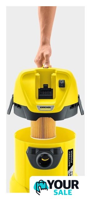 Пылесос Karcher WD 3 Battery 1.629-910.0 - Изображение №3 — Интернет-магазин Your Sale