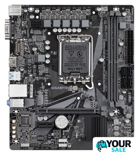 Материнская плата Gigabyte H610M H V3 DDR4 (rev. 1.0) - Изображение №1 — Интернет-магазин Your Sale