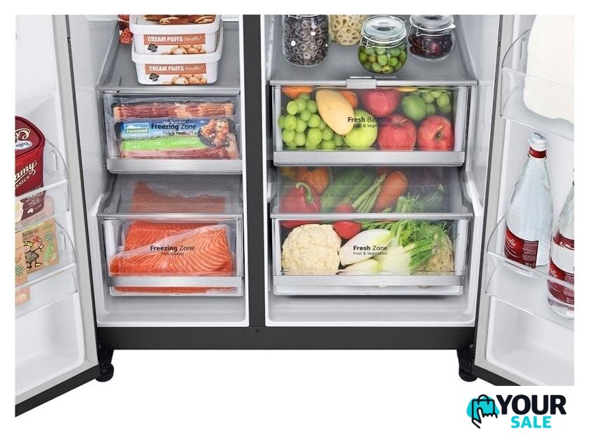 Холодильник side by side LG DoorCooling+ InstaView GSXV90MCDE - Изображение №9 — Интернет-магазин Your Sale
