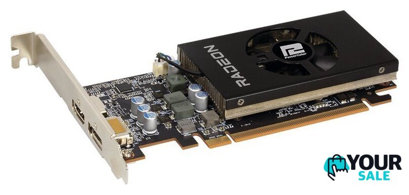 Видеокарта PowerColor Radeon RX 6400 Low Profile 4GB GDDR6 AXRX 6400 LP 4GBD6-DH - Изображение №3 — Интернет-магазин Your Sale