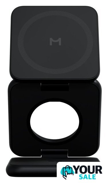 Беспроводное зарядное Magssory Fold Pro 3 в 1 WCH063 (черный) - Изображение №2 — Интернет-магазин Your Sale