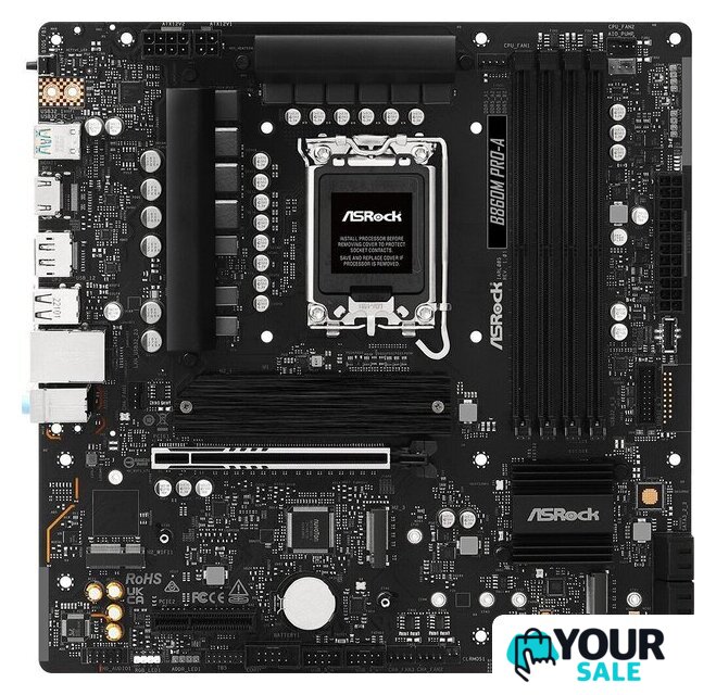 Материнская плата ASRock B860M Pro-A - Изображение №1 — Интернет-магазин Your Sale