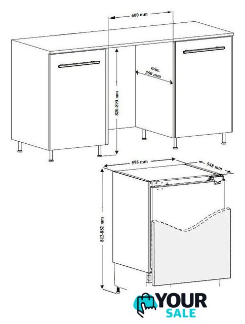 Однокамерный холодильник Kernau KBR 08122.2 - Изображение №4 — Интернет-магазин Your Sale