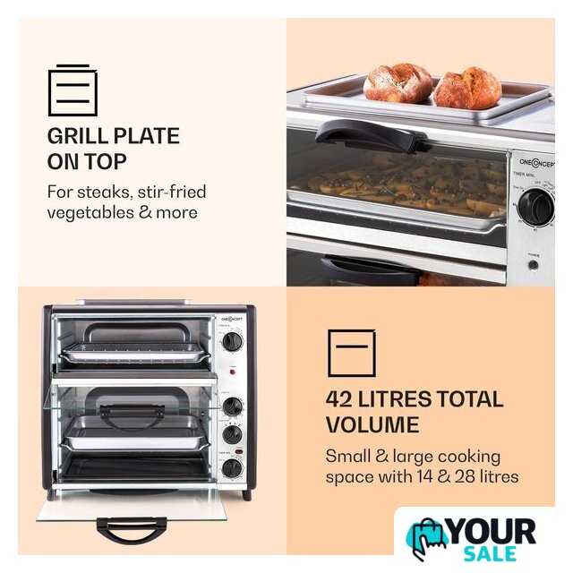 Мини-печь OneConcept All-You-Can-Eat - Изображение №3 — Интернет-магазин Your Sale