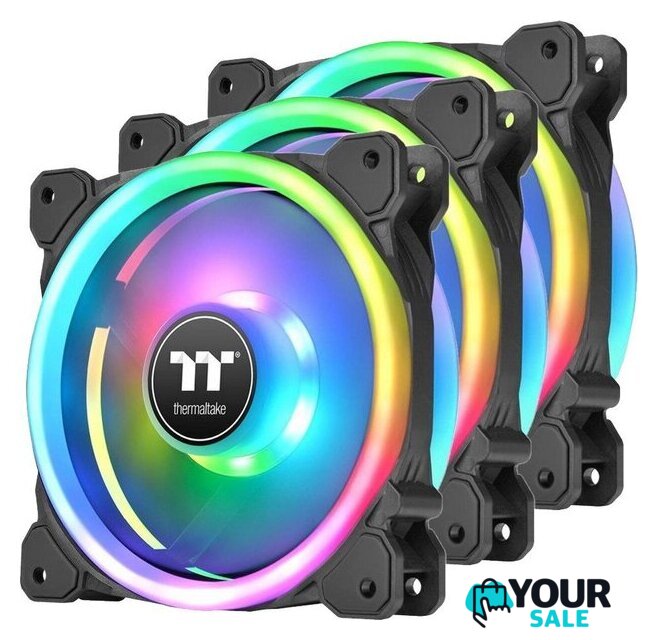 Комплект вентиляторов для корпуса с контроллером Thermaltake SWAFAN 14 RGB Radiator Fan TT Premium Edition CL-F138-PL14SW-A - Изображение №1 — Интернет-магазин Your Sale