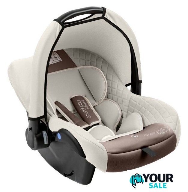 Детское автокресло Amarobaby Baby Comfort AB222008BC/38 (светло-бежевый) - Изображение №1 — Интернет-магазин Your Sale