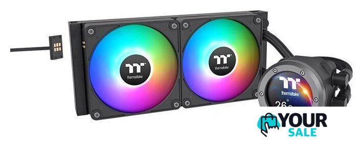 Система жидкостного охлаждения для процессора Thermaltake TH280 V2 Ultra EX ARGB CL-W416-PL14SW-A - Изображение №1 — Интернет-магазин Your Sale
