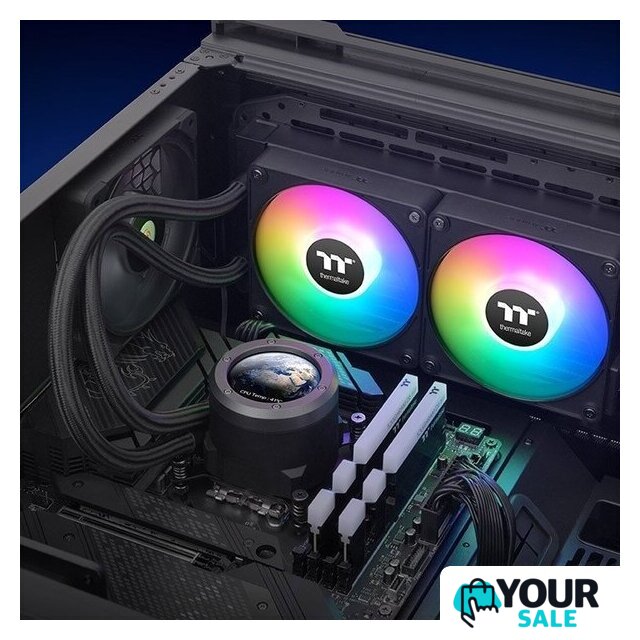 Система жидкостного охлаждения для процессора Thermaltake TH280 V2 Ultra EX ARGB CL-W416-PL14SW-A - Изображение №6 — Интернет-магазин Your Sale