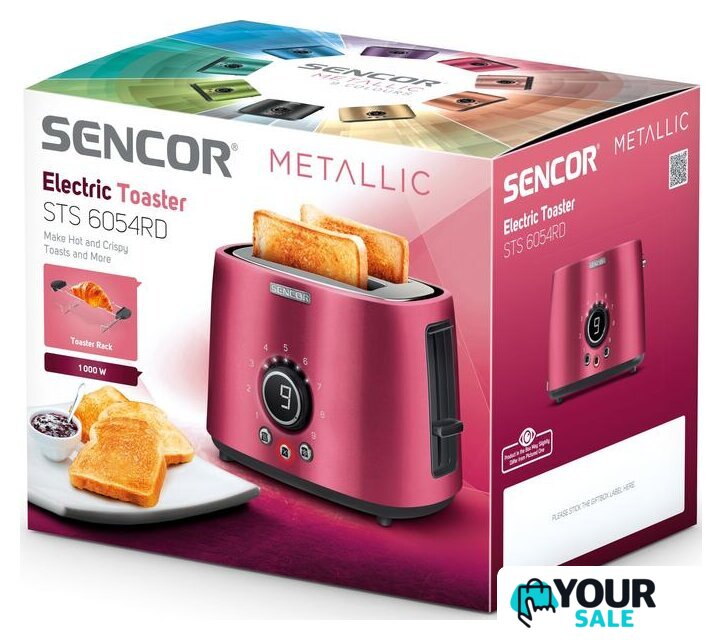 Тостер Sencor STS 6054RD - Изображение №11 — Интернет-магазин Your Sale