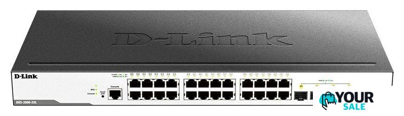 Управляемый коммутатор 2-го уровня D-Link DGS-3000-28L/B1A - Изображение №1 — Интернет-магазин Your Sale