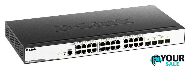 Управляемый коммутатор 2-го уровня D-Link DGS-3000-28L/B1A - Изображение №2 — Интернет-магазин Your Sale