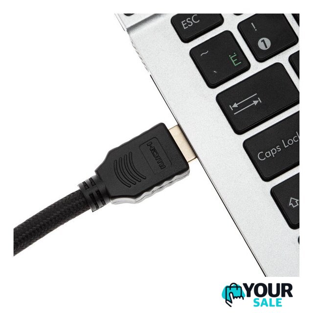 Кабель CACTUS HDMI - HDMI CS-HDMI.2-1.8 (1.8 м, черный) - Изображение №6 — Интернет-магазин Your Sale