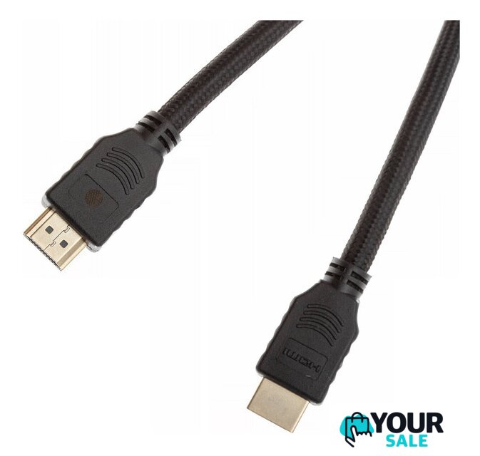 Кабель CACTUS HDMI - HDMI CS-HDMI.2-1.8 (1.8 м, черный) - Изображение №5 — Интернет-магазин Your Sale