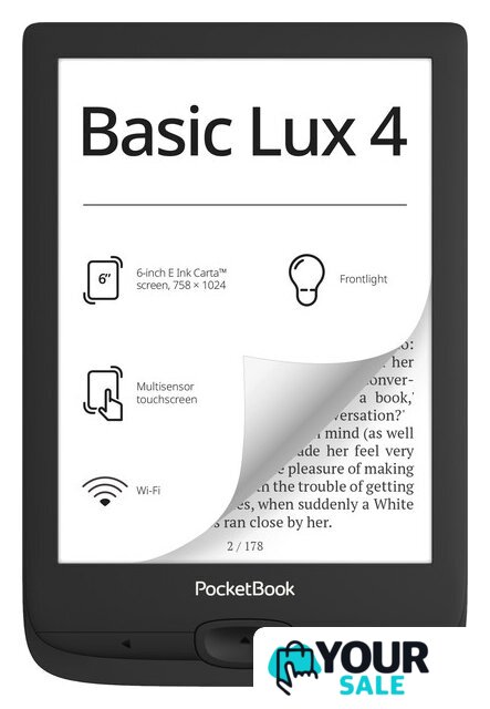 Электронная книга PocketBook 618 Basic Lux 4 - Изображение №1 — Интернет-магазин Your Sale