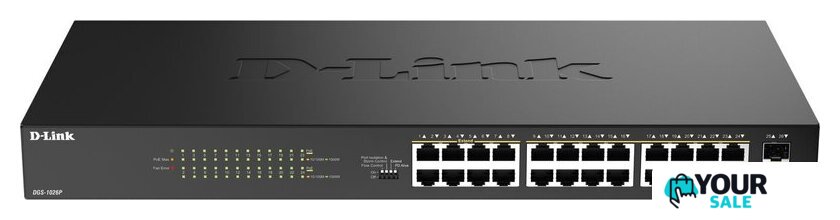 Неуправляемый коммутатор D-Link DGS-1026P/A1A - Изображение №1 — Интернет-магазин Your Sale