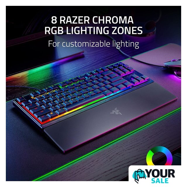 Клавиатура Razer Ornata V3 TKL (нет кириллицы) - Изображение №12 — Интернет-магазин Your Sale