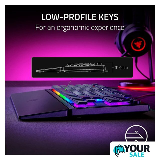 Клавиатура Razer Ornata V3 TKL (нет кириллицы) - Изображение №7 — Интернет-магазин Your Sale