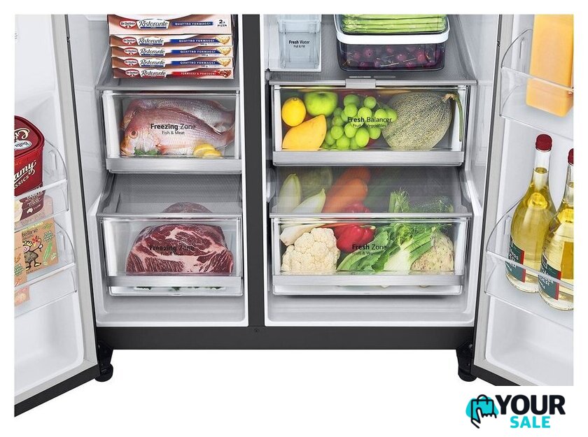 Холодильник side by side LG DoorCooling+ InstaView GSXV90MCAE - Изображение №8 — Интернет-магазин Your Sale