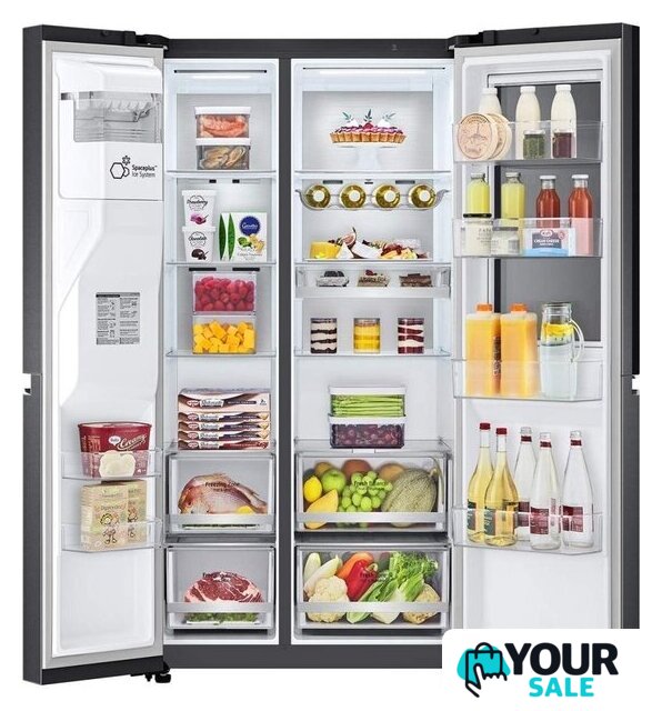Холодильник side by side LG DoorCooling+ InstaView GSXV90MCAE - Изображение №5 — Интернет-магазин Your Sale
