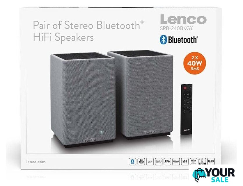 Полочная акустика Lenco SPB-240BKGY - Изображение №7 — Интернет-магазин Your Sale