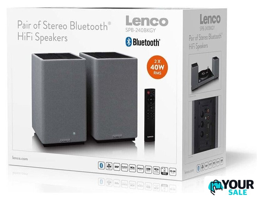 Полочная акустика Lenco SPB-240BKGY - Изображение №8 — Интернет-магазин Your Sale