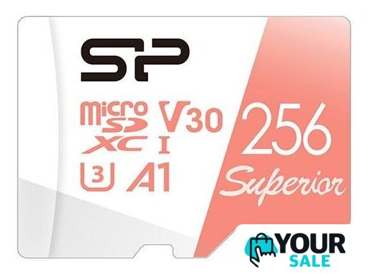 Карта памяти Silicon-Power Superior A1 microSDXC SP256GBSTXDV3V20 256GB - Изображение №1 — Интернет-магазин Your Sale