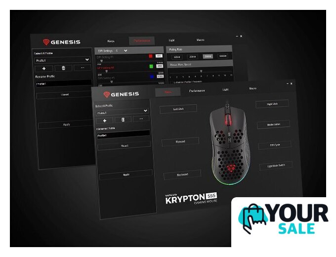 Игровая мышь Genesis Krypton 555 (черный) - Изображение №9 — Интернет-магазин Your Sale