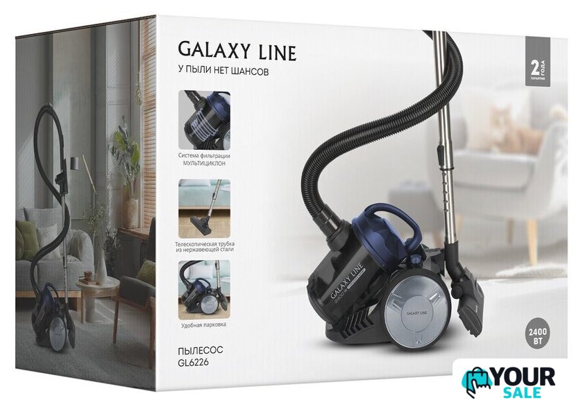 Пылесос Galaxy Line GL6226 (синий) - Изображение №4 — Интернет-магазин Your Sale