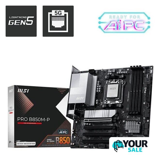 Материнская плата MSI Pro B850M-P - Изображение №5 — Интернет-магазин Your Sale